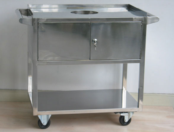 600334 PET Waste Push Cart