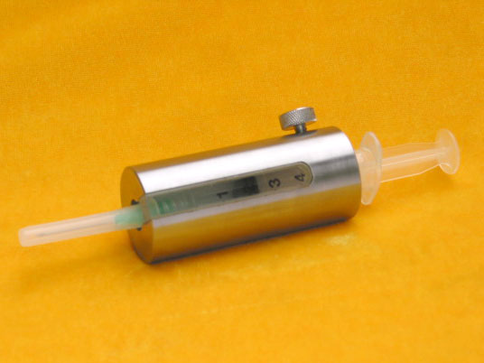 600323 PET syringe shield with window