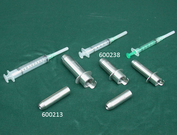 TC Windowless Tungsten Syringe Shield