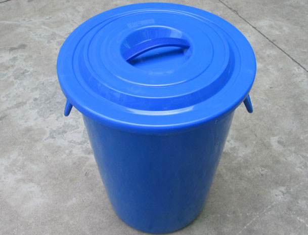 Blue Plastic Waste Bucket